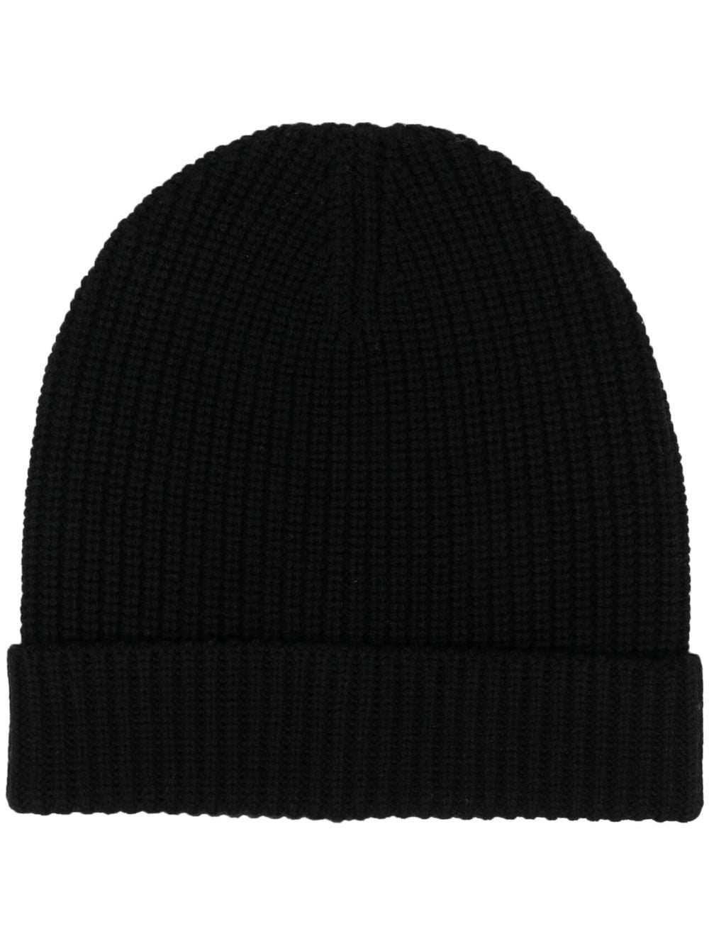Filippa K knitted beanie hat - Black von Filippa K