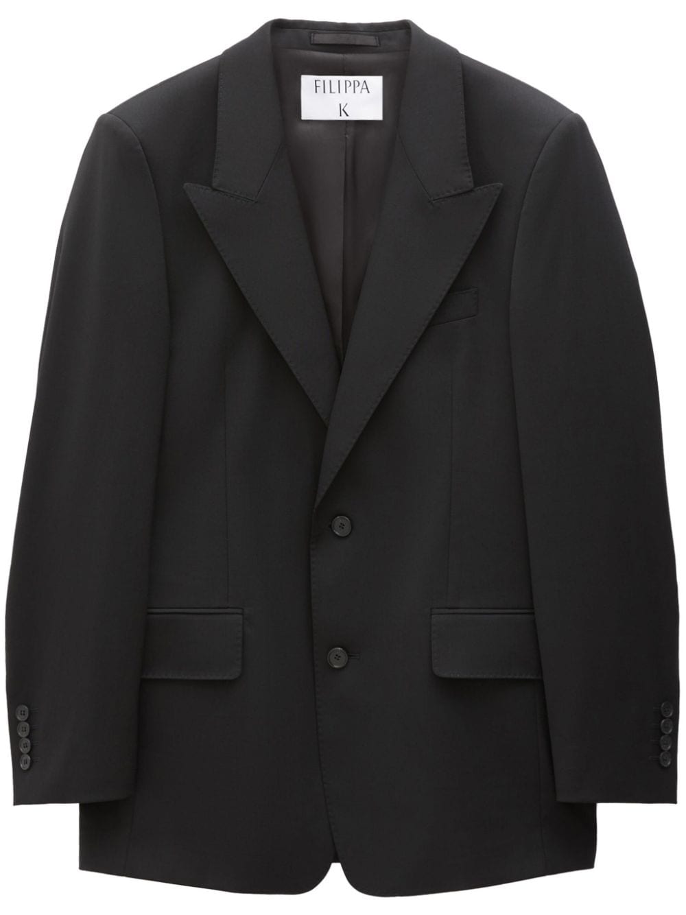 Filippa K peak-lapel single-breasted blazer - Black von Filippa K