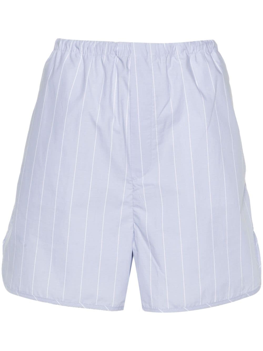 Filippa K striped organic-cotton shorts - Blue von Filippa K