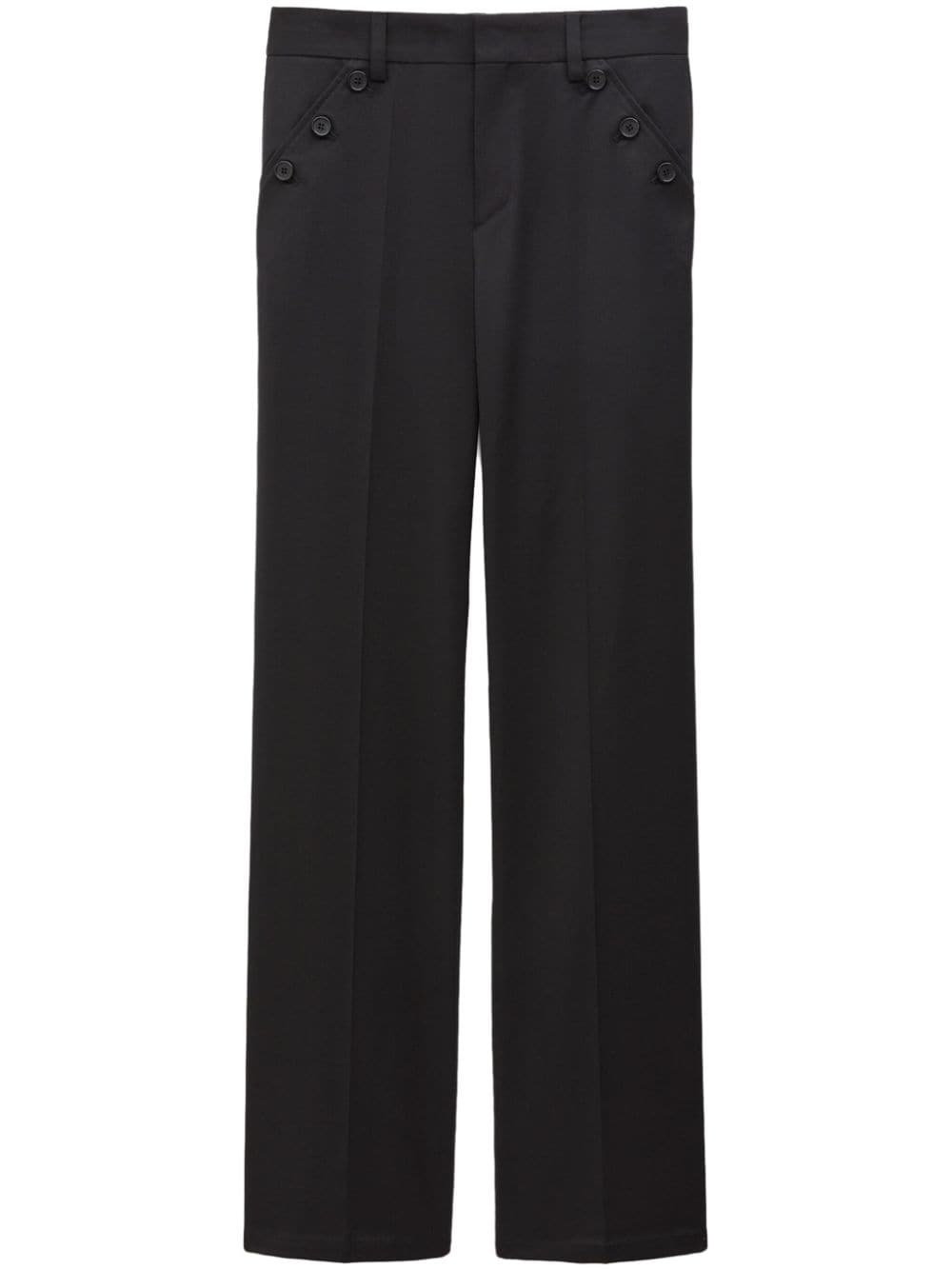 Filippa K tailored straight-leg trousers - Black von Filippa K