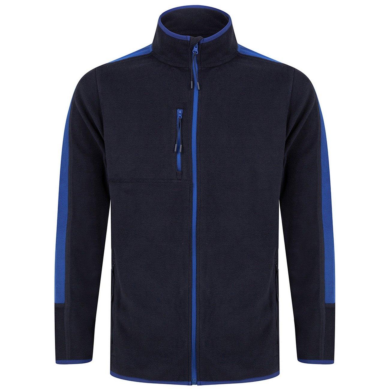 Micro Fleece-jacke Herren Blau XL von Finden & Hales