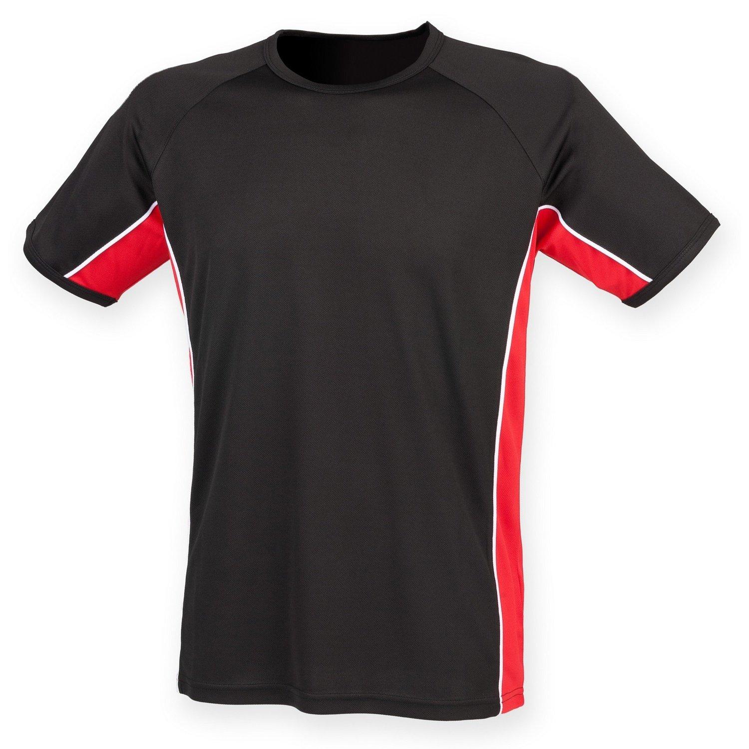 Performance Sport Tshirt, Kurzarm Herren Schwarz 3XL von Finden & Hales