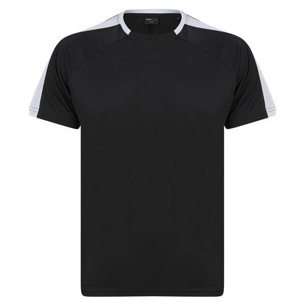 Team Tshirt Damen Schwarz XS von Finden & Hales