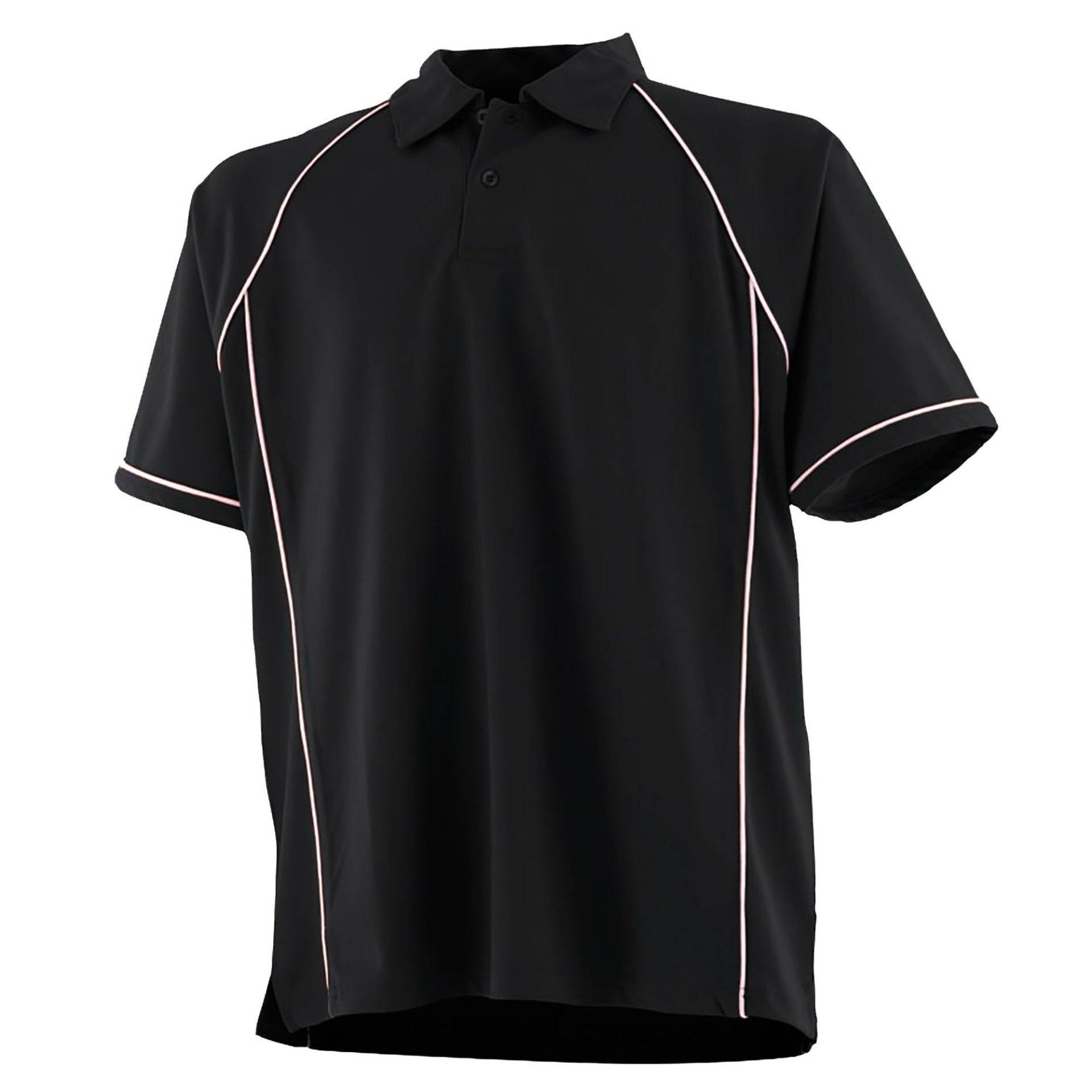 Sport Polo Tshirt Mädchen Schwarz 11-12A von Finden & Hales