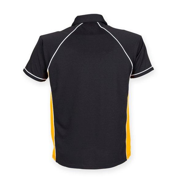 Sport Poloshirt, Kurzarm Herren Schwarz 3XL von Finden & Hales