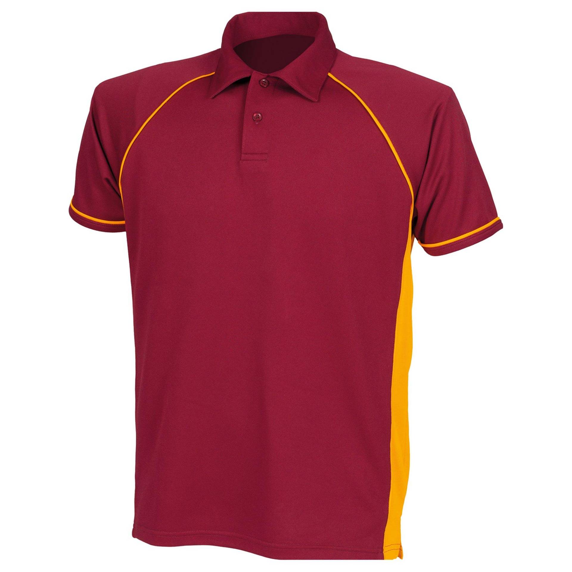 Sport Polo Tshirt Mädchen Bordeaux 9-10A von Finden & Hales