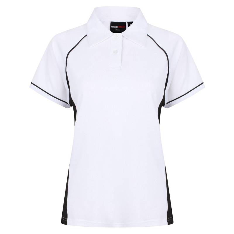 Sport Polo Shirt Coolplus Damen Weiss S von Finden & Hales
