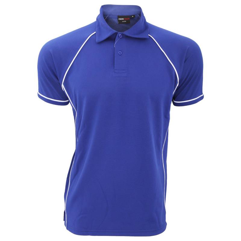 Sport Poloshirt, Kurzarm Herren Horizon Blue XXL von Finden & Hales