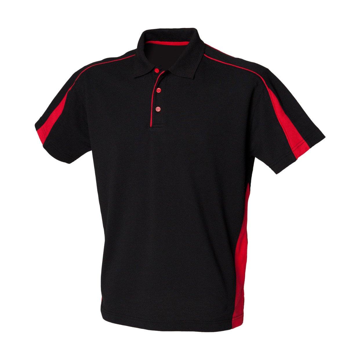 Poloshirt Club Herren Schwarz 3XL von Finden & Hales