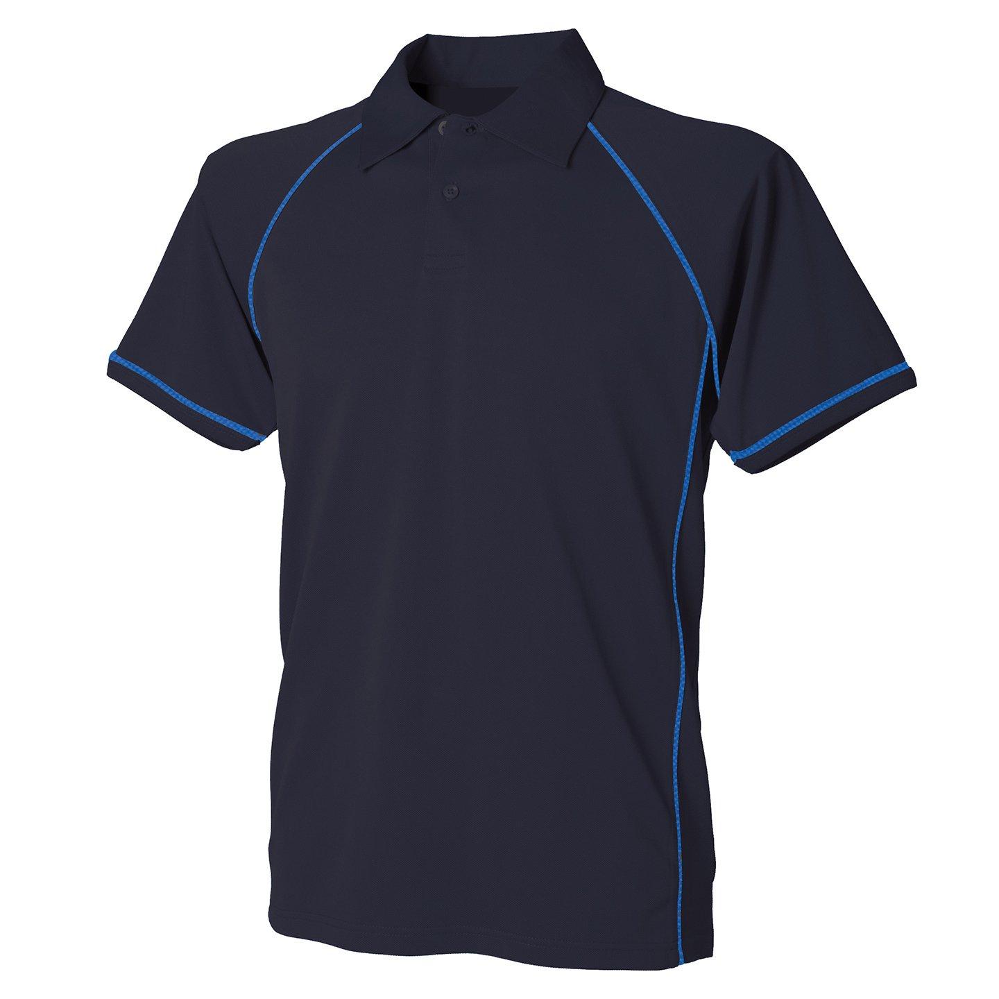 Sport Polo Tshirt Mädchen Blau 104 von Finden & Hales
