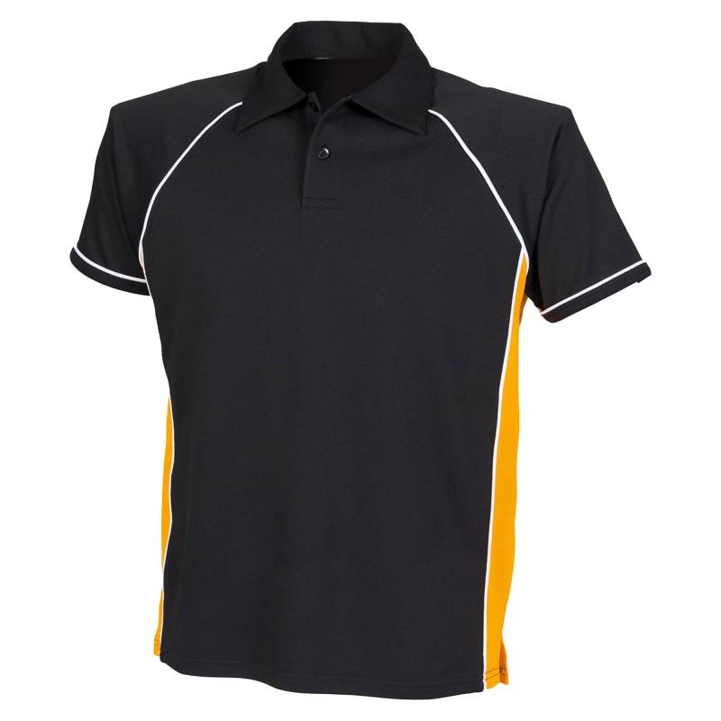 Sport Polo Tshirt Mädchen Schwarz 7-8A von Finden & Hales