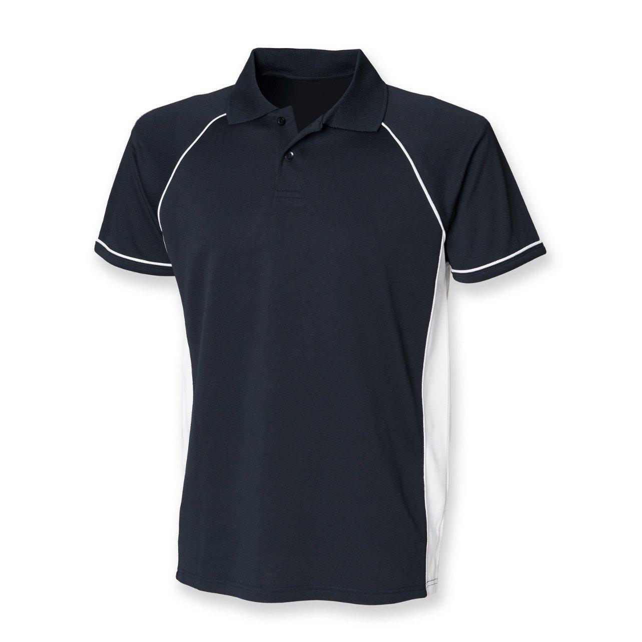 Sport Poloshirt Panel Performance Herren Marine S von Finden & Hales