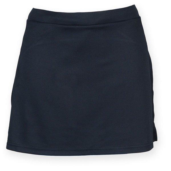 Sport Skort Hosenrock Mit Feuchtigkeitstransportierendem Finish Damen Marine L von Finden & Hales