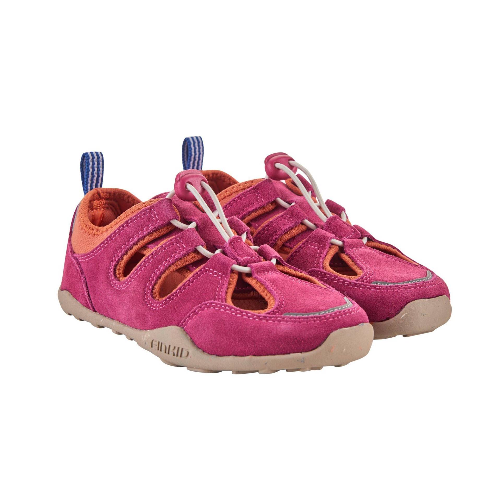 Barfusssandalen Sankari Raspberry/fox Unisex Blau 31 von Finkid