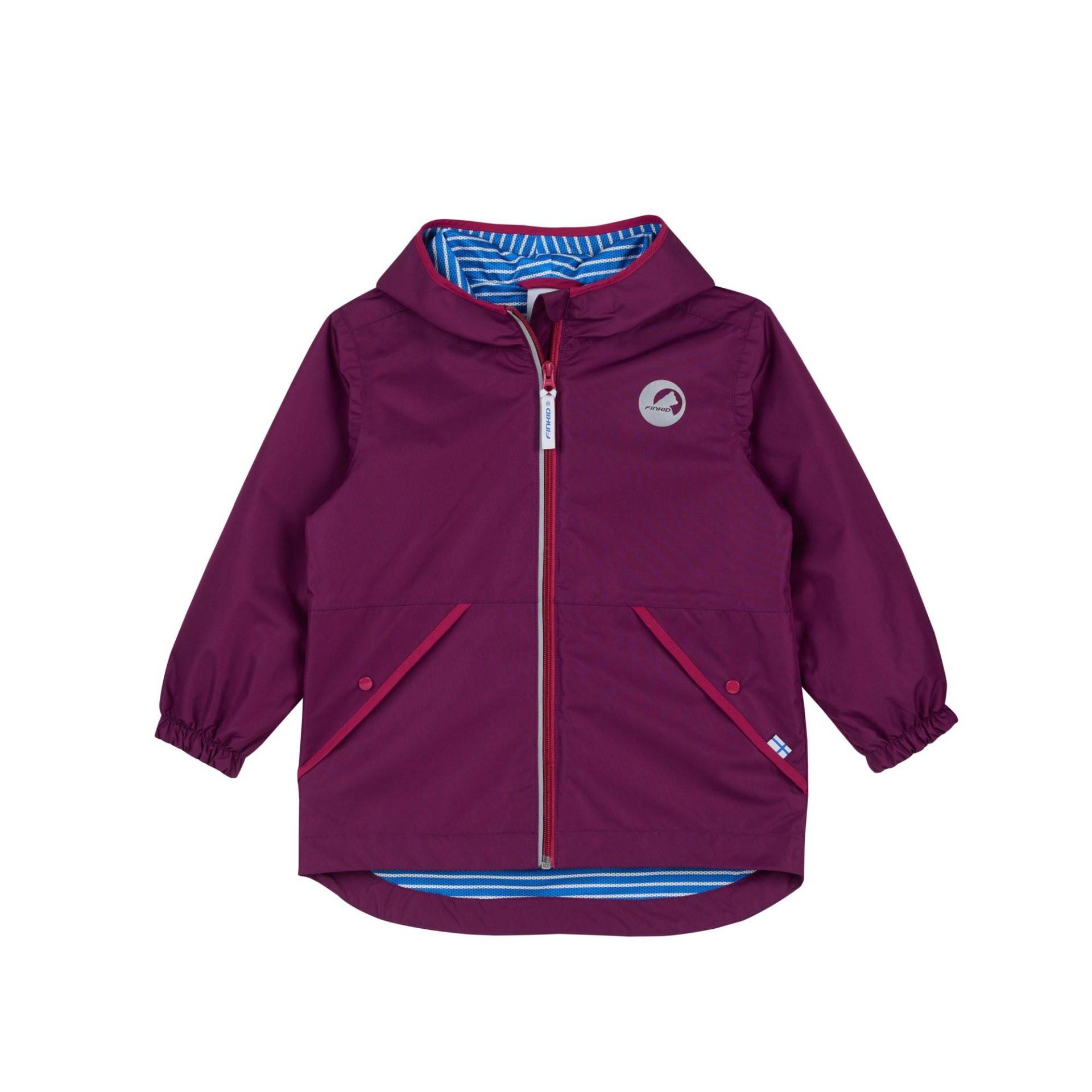 Puuskiainen Kinder Outdoorjacke Purple/raspberry Mädchen Violett 100/110 von Finkid