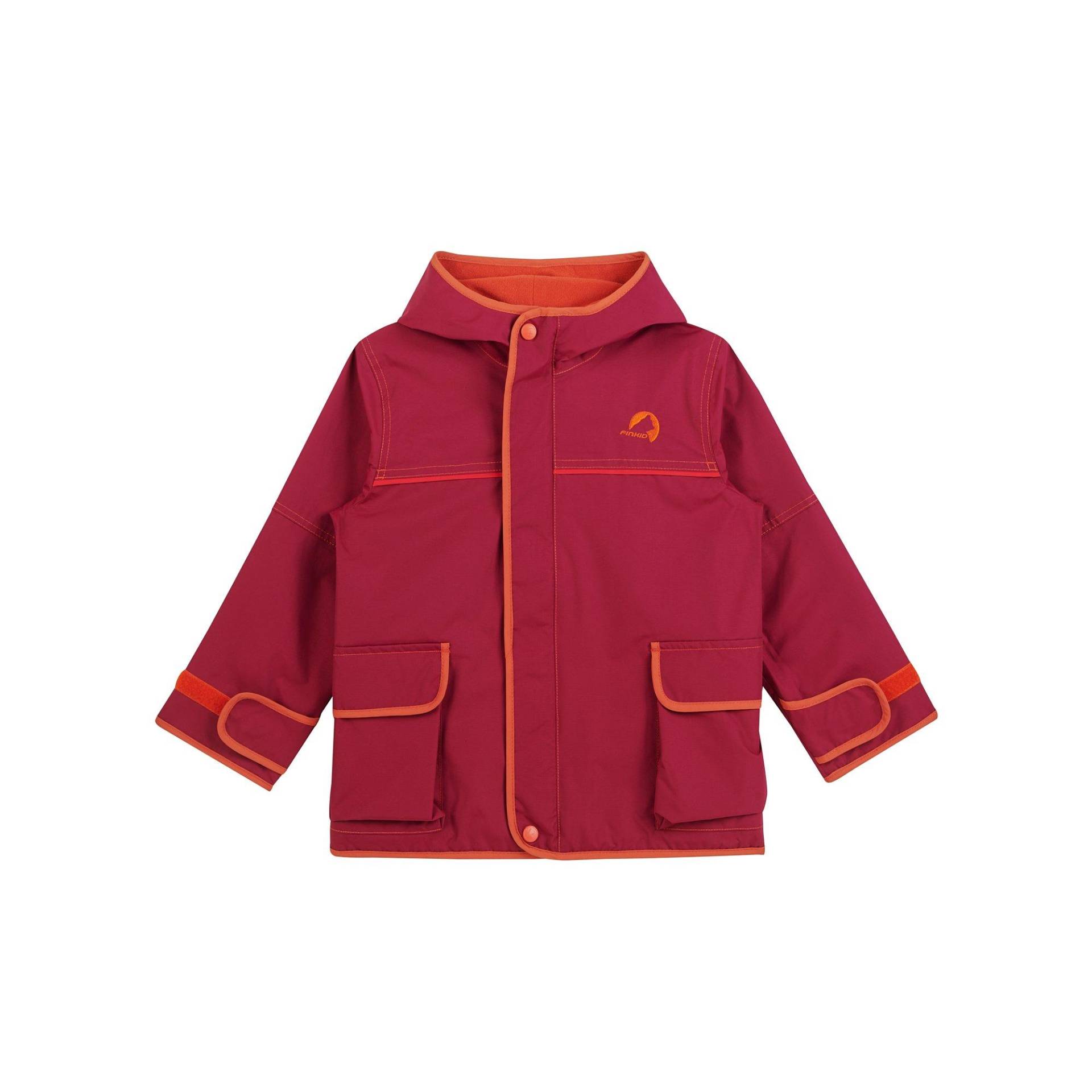 Tuulis Eko Kinder Outdoorparka Beet Redfox Mädchen Rot ONE SIZE von Finkid