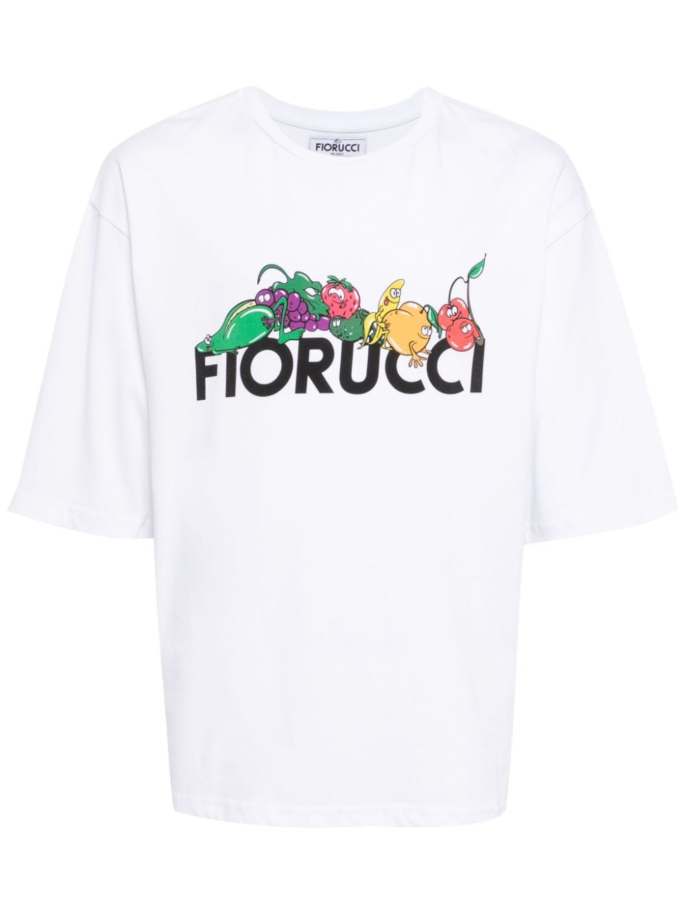 Fiorucci Fruit logo-print cotton T-shirt - White von Fiorucci