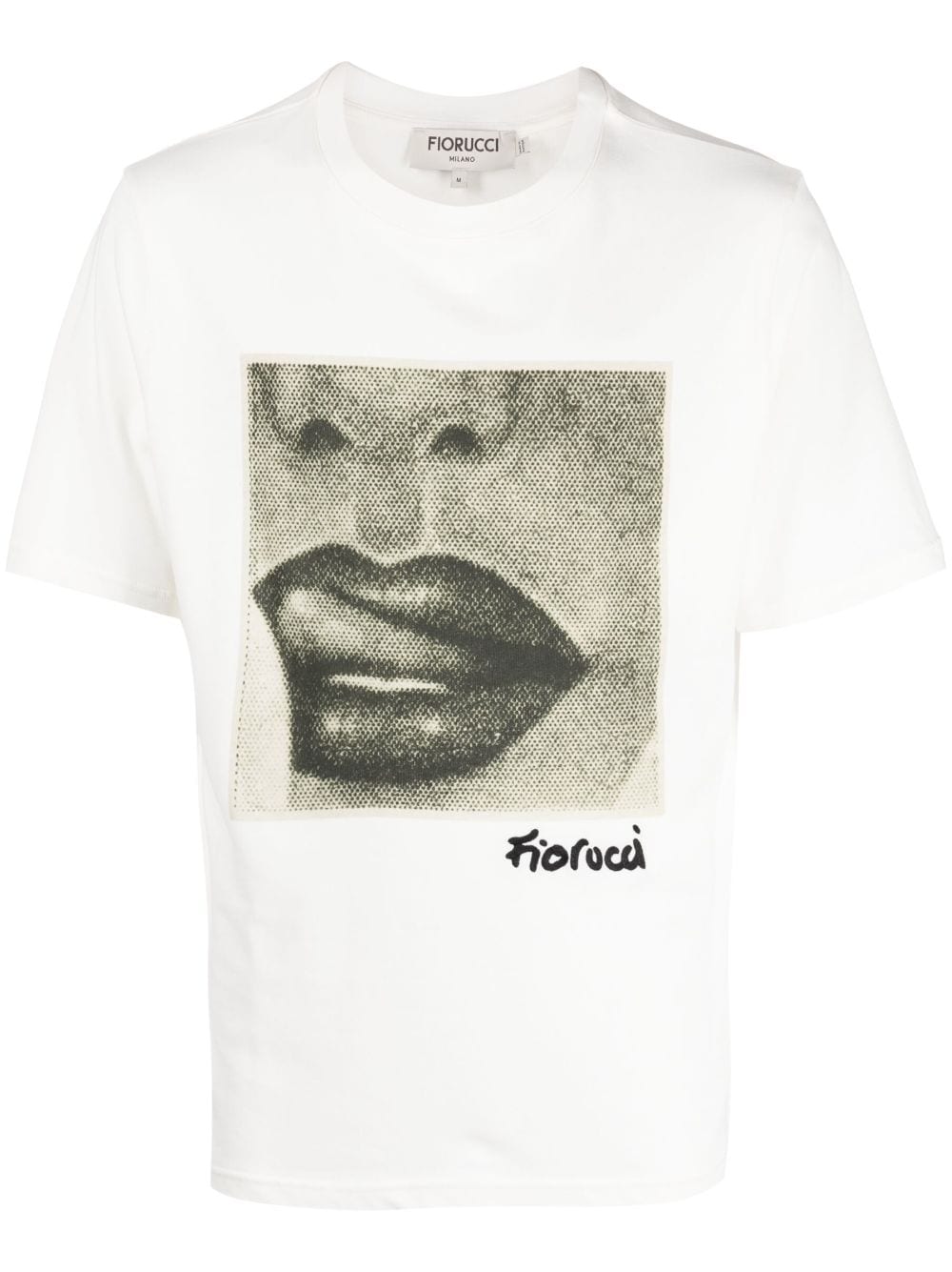 Fiorucci graphic-print organic cotton T-shirt - White von Fiorucci