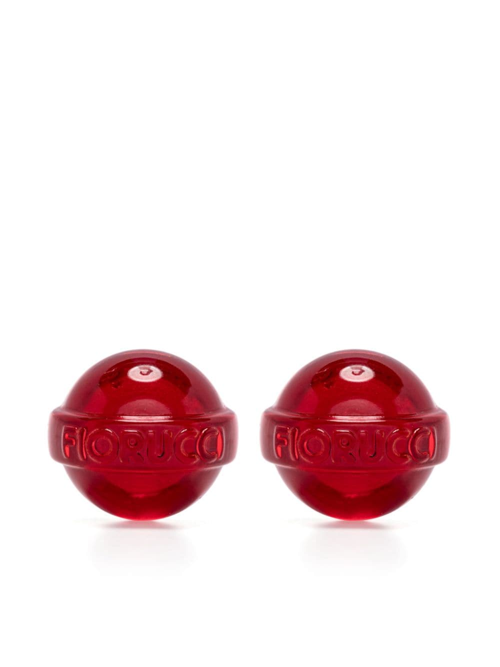 Fiorucci mini Lollipop clip-on earrings - Silver von Fiorucci