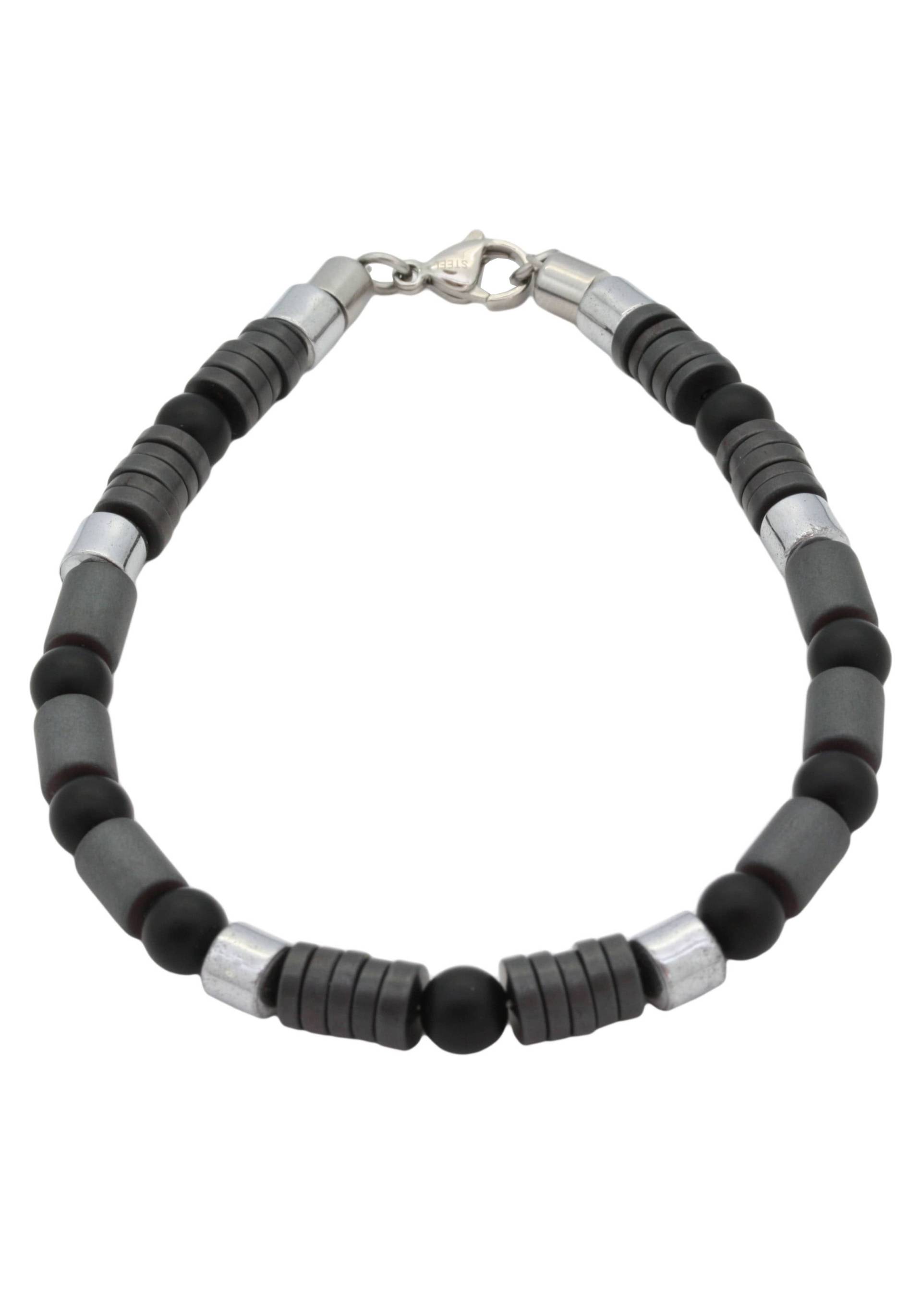 Firetti Armband »Schmuck Geschenk Armschmuck Armkette Farbstein Hämatit Onyx« von Firetti