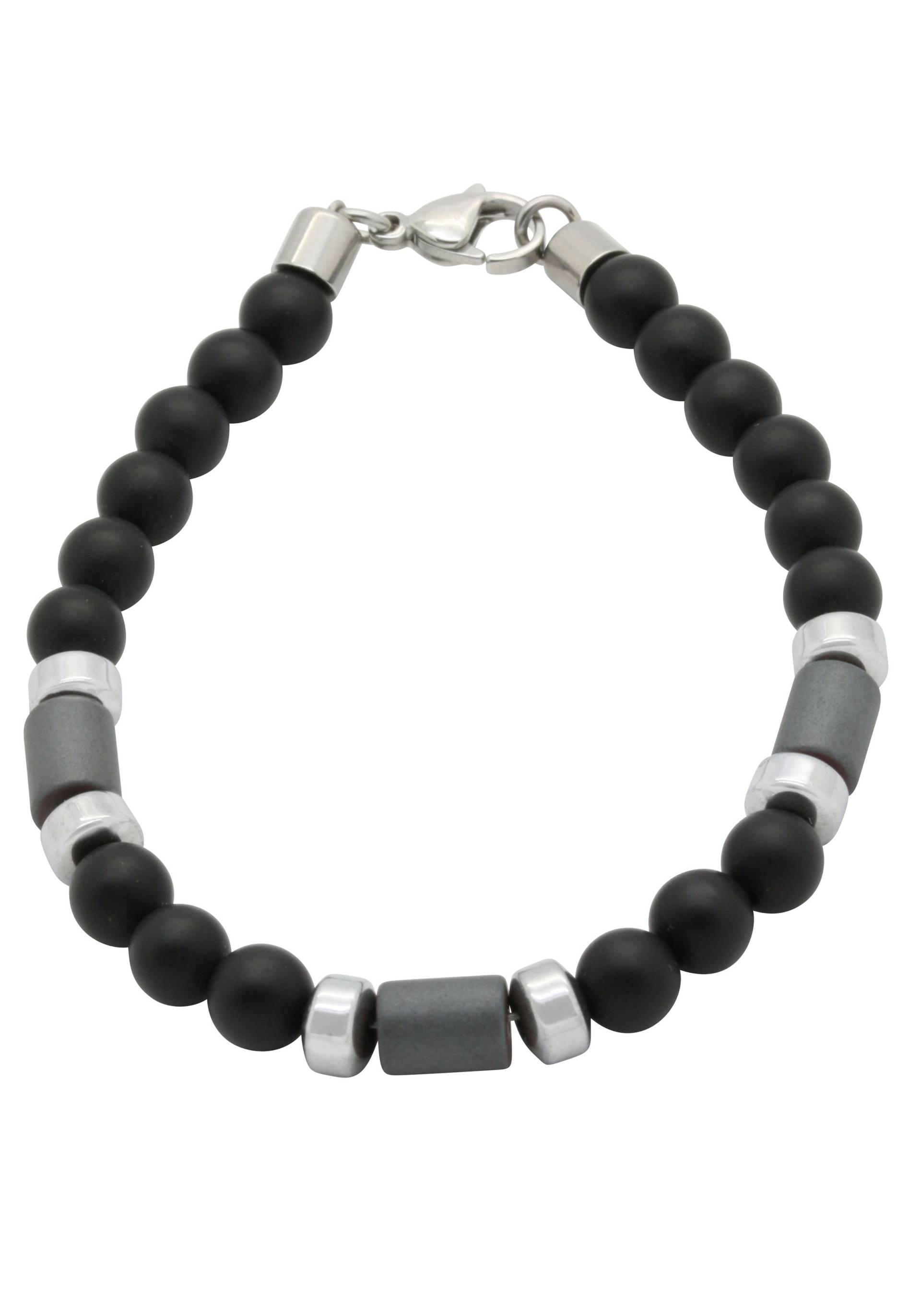 Firetti Armband »Schmuck Geschenk Armschmuck Armkette Farbstein Hämatit Onyx« von Firetti