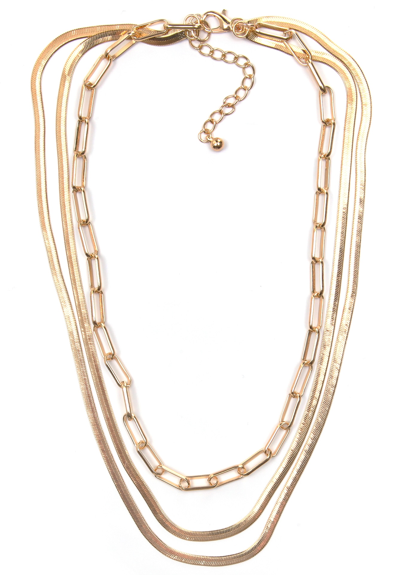 Firetti Collier »Halsschmuck Layering-Look Gliederkette« Firetti Collier »Halsschmuck Layering-Look Gliederkette« von Firetti