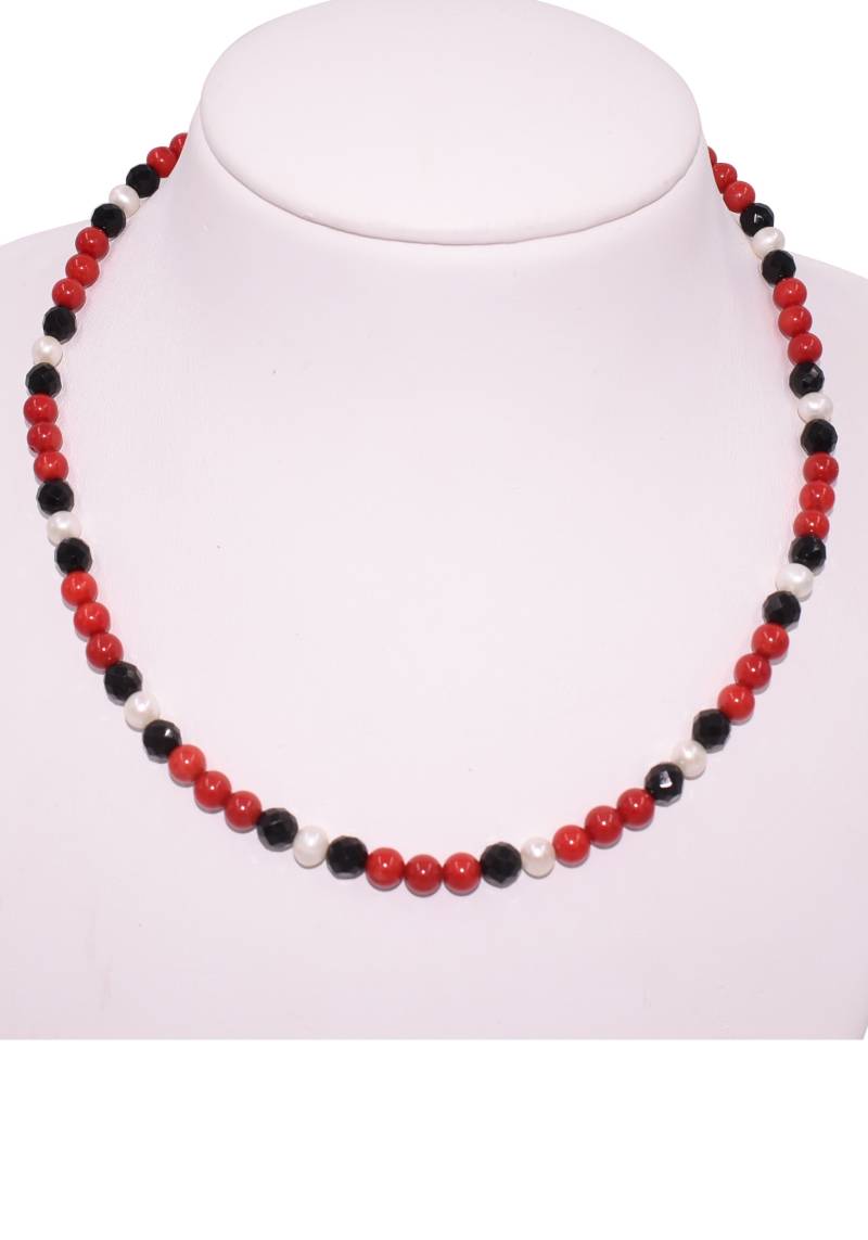 Firetti Collier »Schmuck Geschenk Halsschmuck Halskette Farbstein Edelstein Onyx« von Firetti