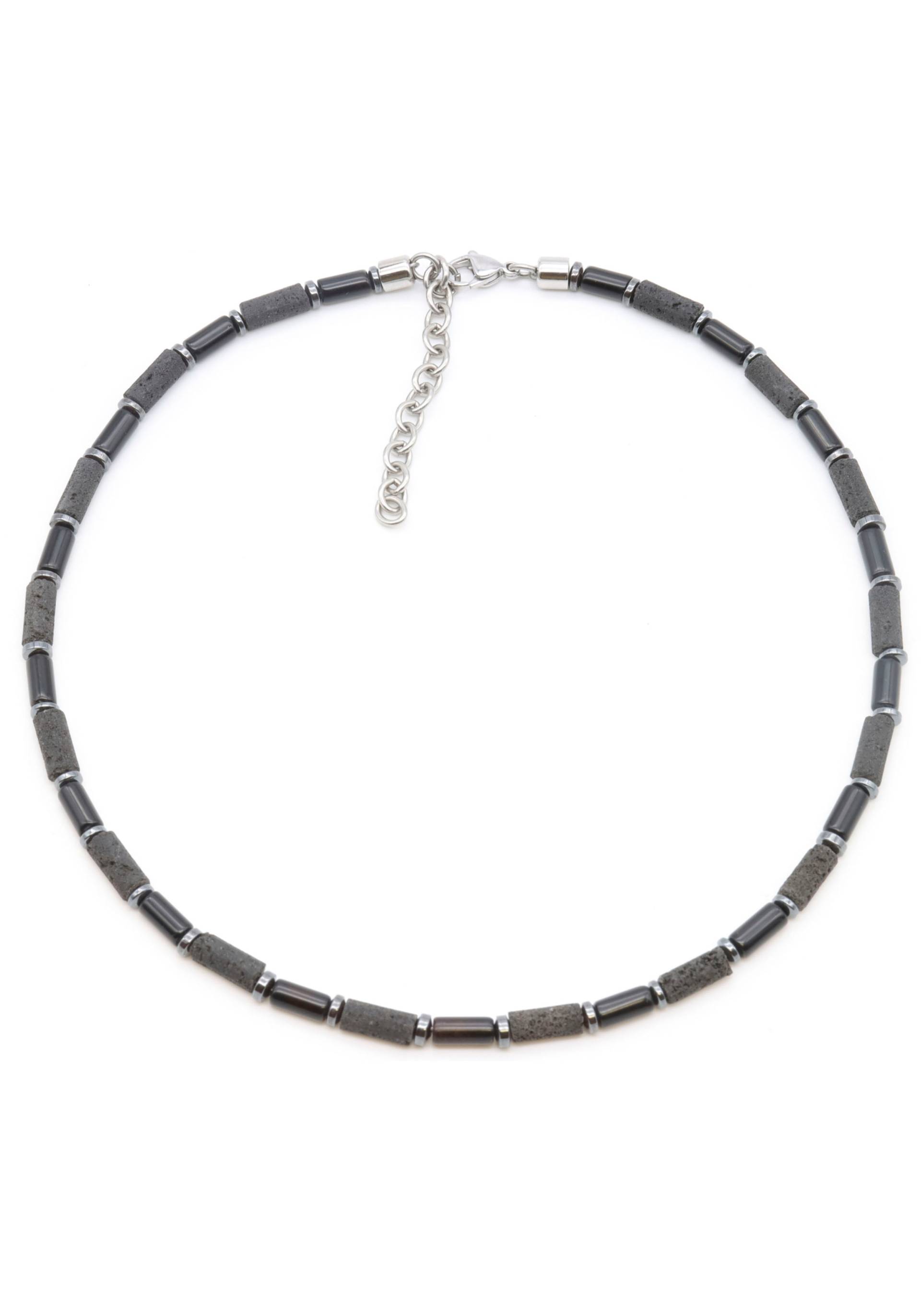 Firetti Collier »Schmuck Geschenk Halsschmuck Halskette Steinkette Lava Onyx Hämatine« von Firetti