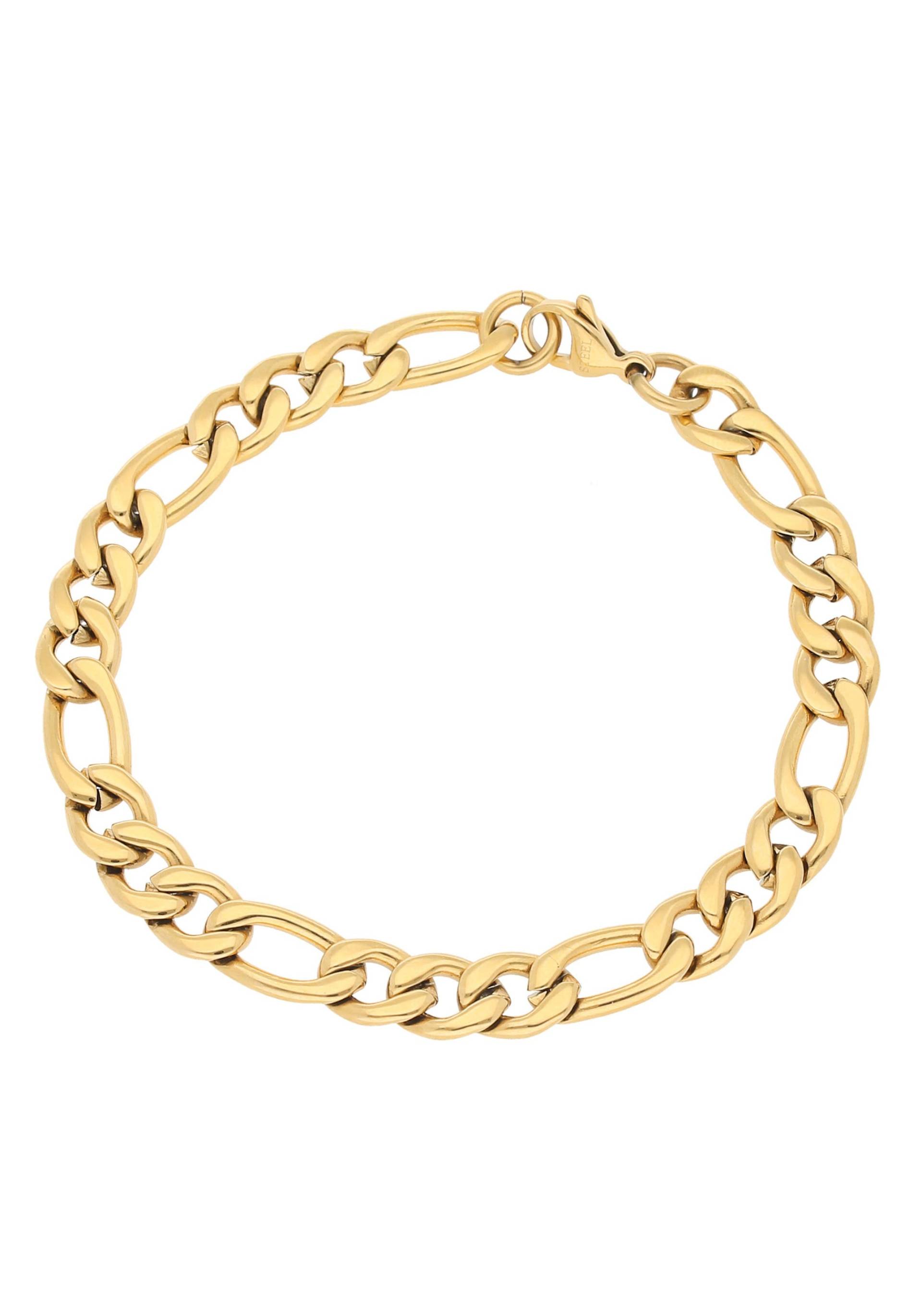 Firetti Edelstahlarmband »Schmuck Geschenk Figarokettengliederung, 8,0 mm breit« Firetti Edelstahlarmband »Schmuck Geschenk Figarokettengliederung, 8,0 mm breit« von Firetti