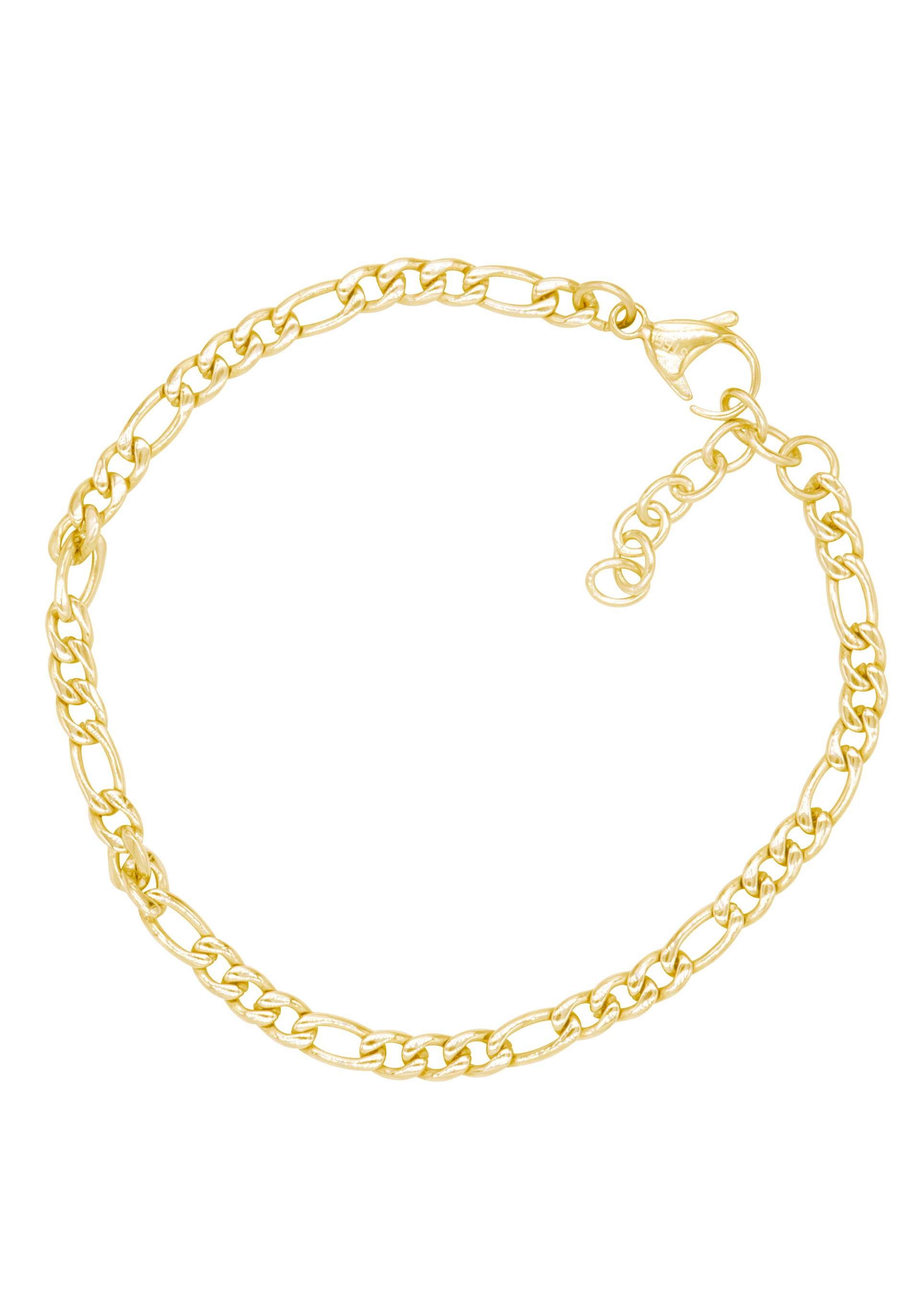 Firetti Edelstahlarmband »Schmuck Geschenk Figaropanzerkettengliederung, 4,2 mm breit«, Made in Germany von Firetti
