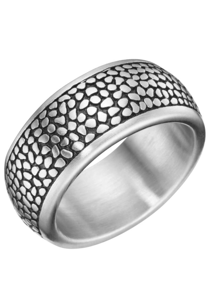 Firetti Fingerring »Schmuck Geschenk Bandring strukturiert« von Firetti