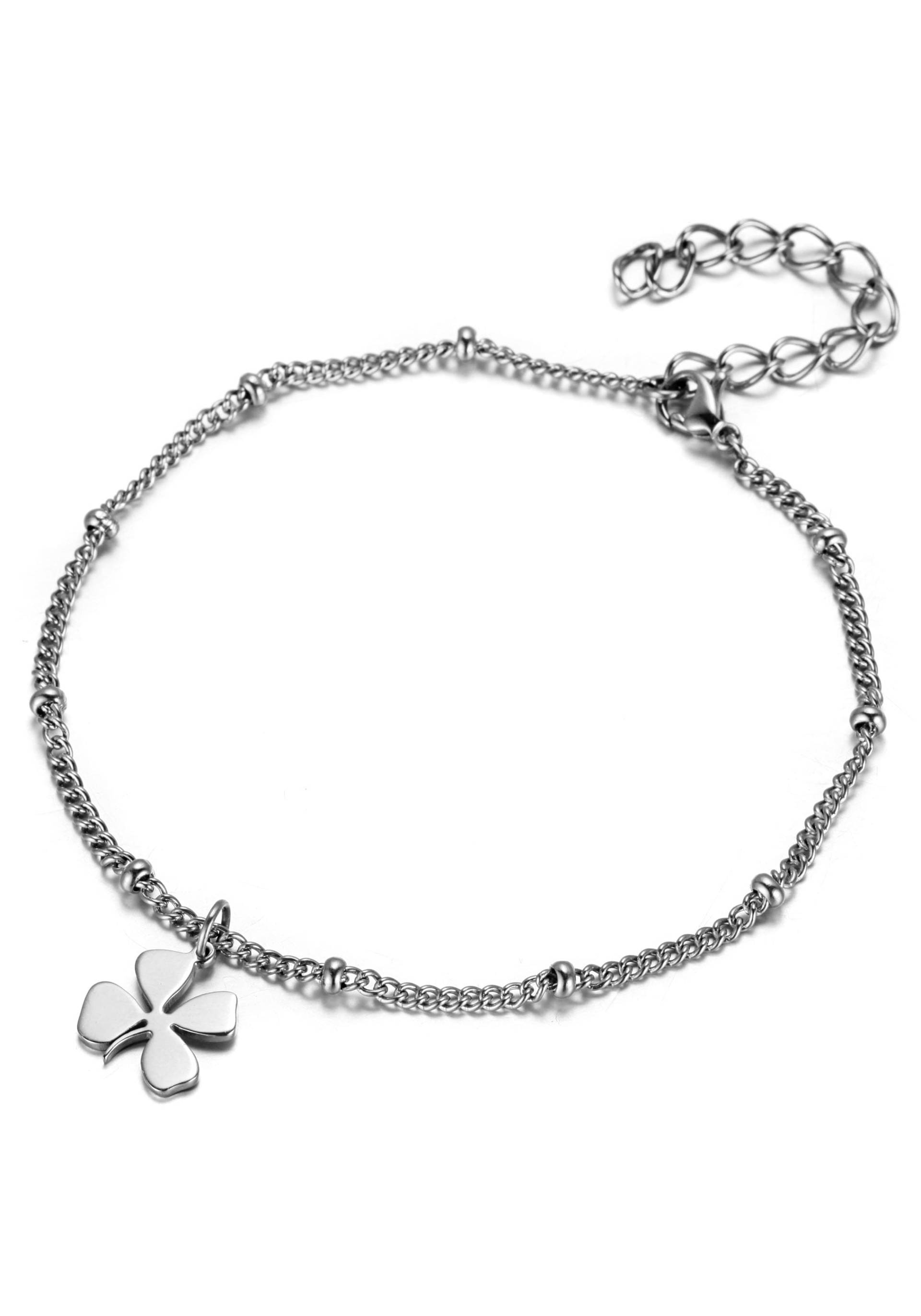 Firetti Fusskette »Schmuck Geschenk Körperschmuck Kleeblatt, Panzerkette« Firetti Fusskette »Schmuck Geschenk Körperschmuck Kleeblatt, Panzerkette« von Firetti