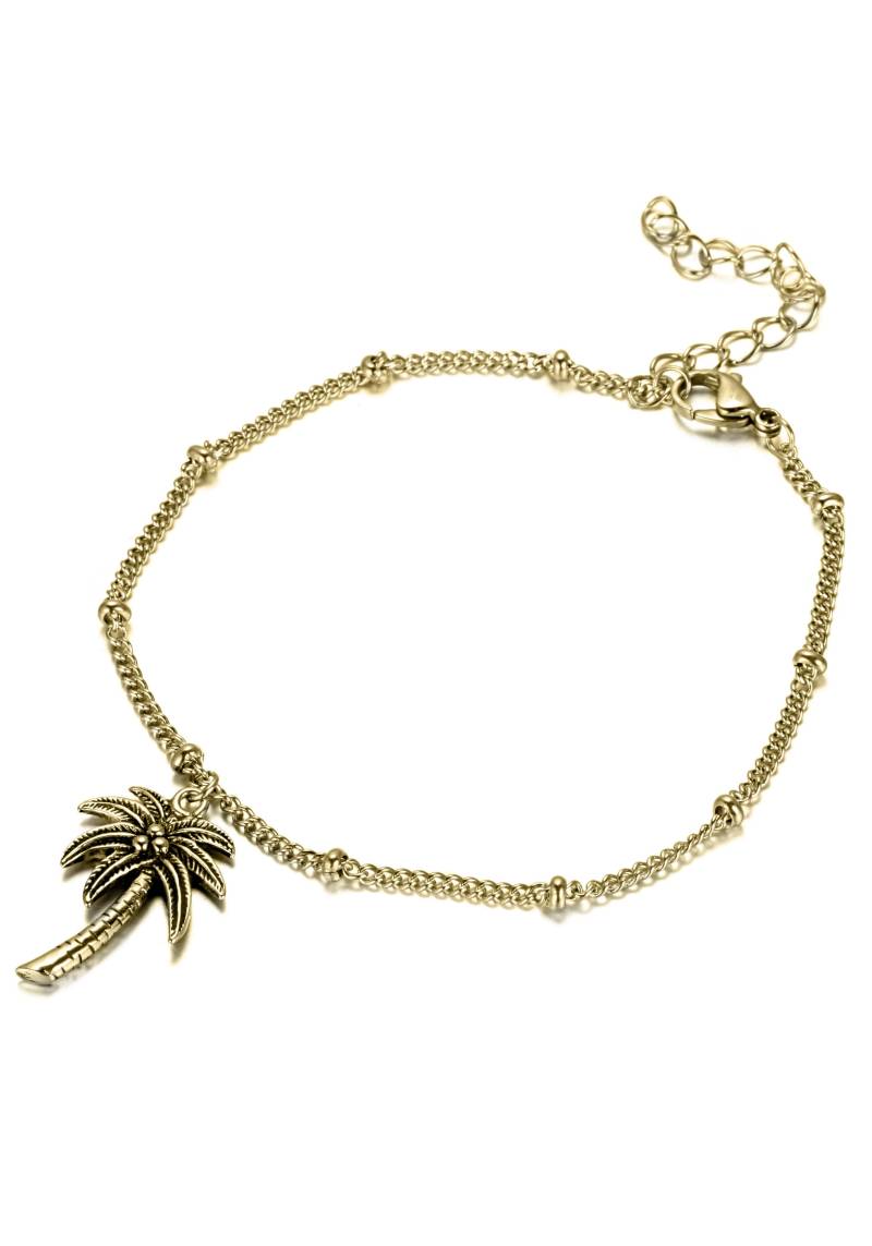 Firetti Fusskette »Schmuck Geschenk Körperschmuck Palme, Panzerkette« von Firetti