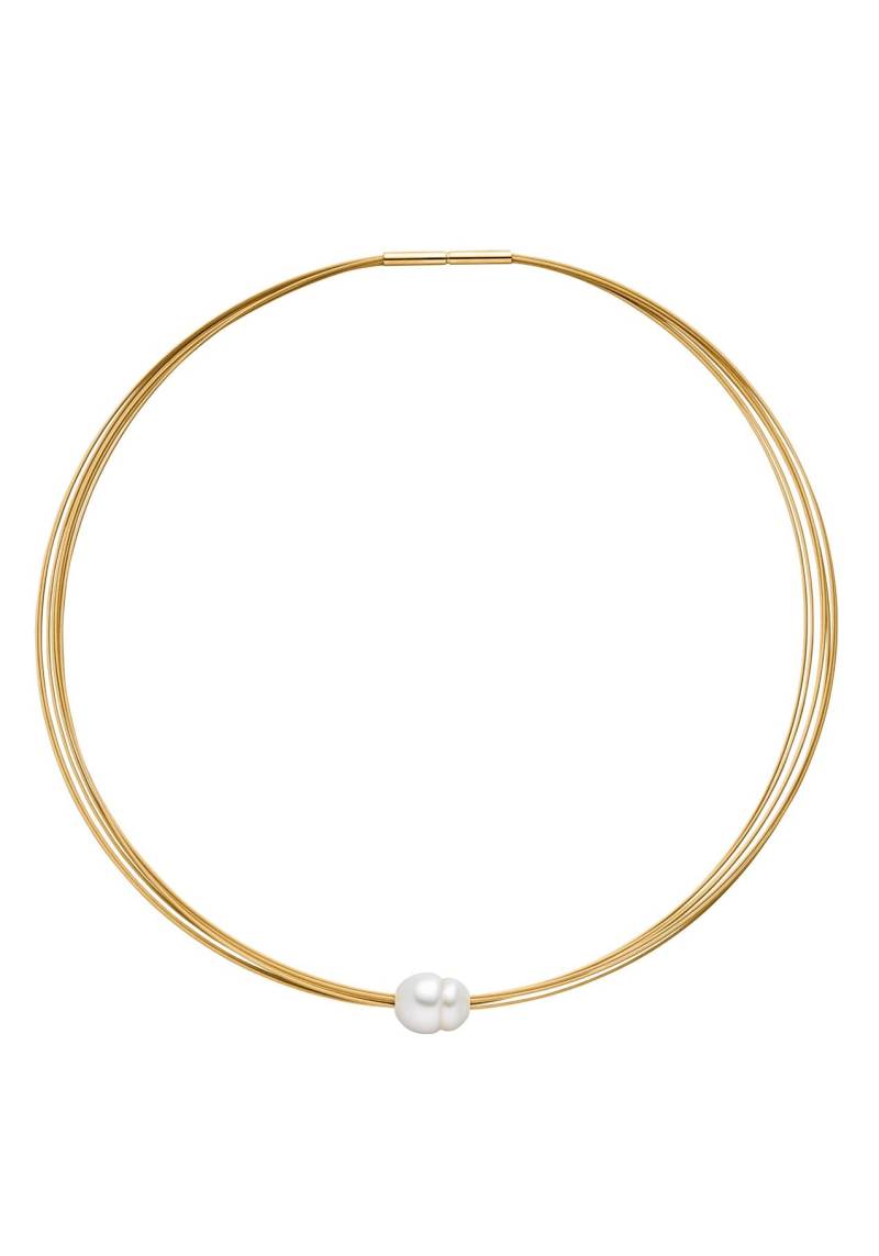 Firetti Halsreif »Schmuck Geschenk Omegareif mit Perle«, Made in Germany - mit Südseezuchtperle von Firetti