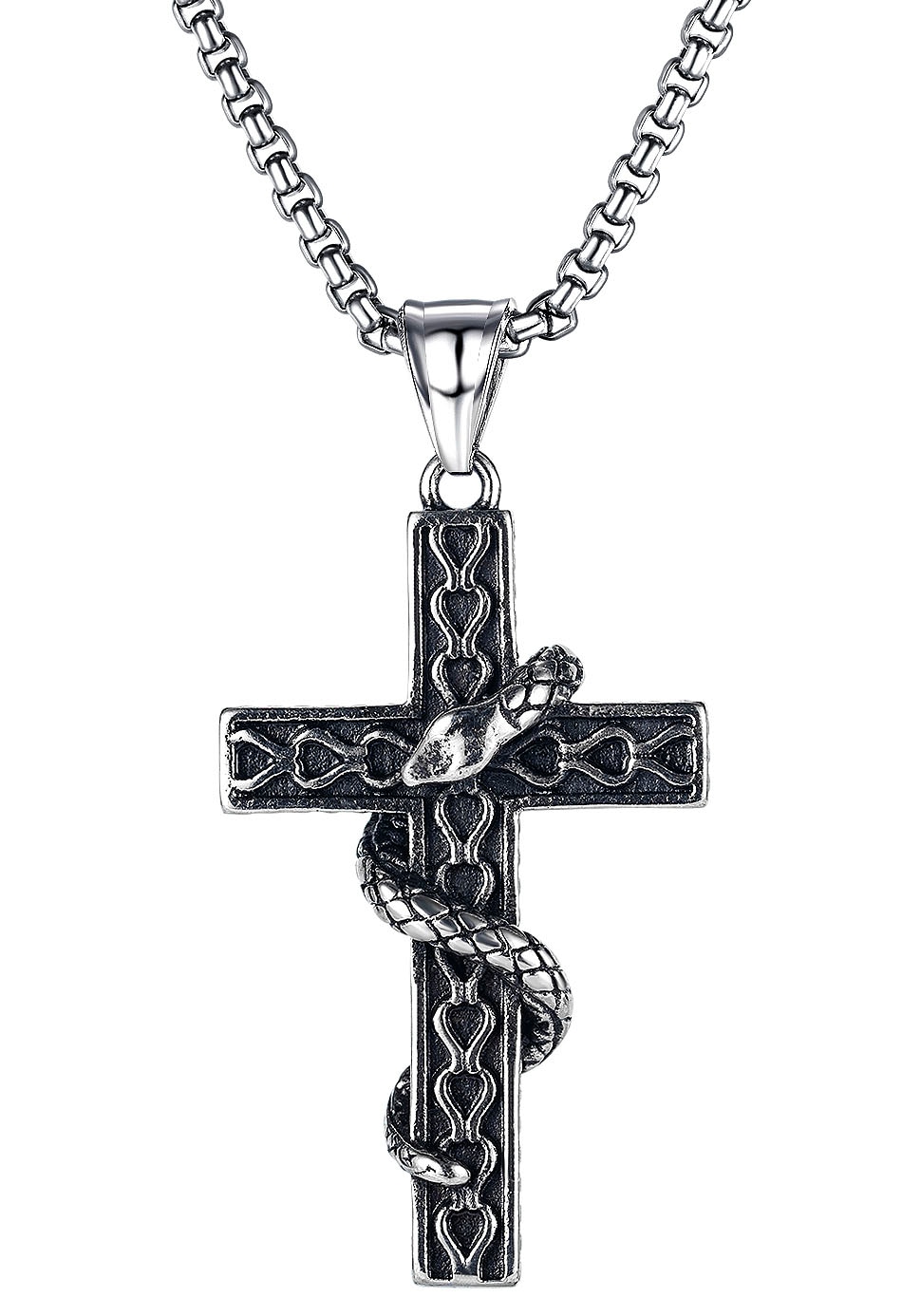 Firetti Kette mit Anhänger »Schmuck Geschenk Cross Snake« Firetti Kette mit Anhänger »Schmuck Geschenk Cross Snake« von Firetti