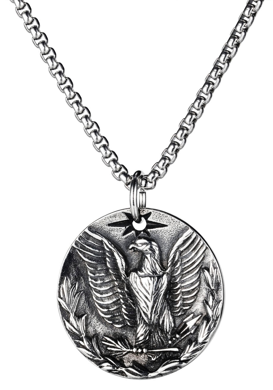 Firetti Kette mit Anhänger »Schmuck Geschenk, Eagle Coin« von Firetti