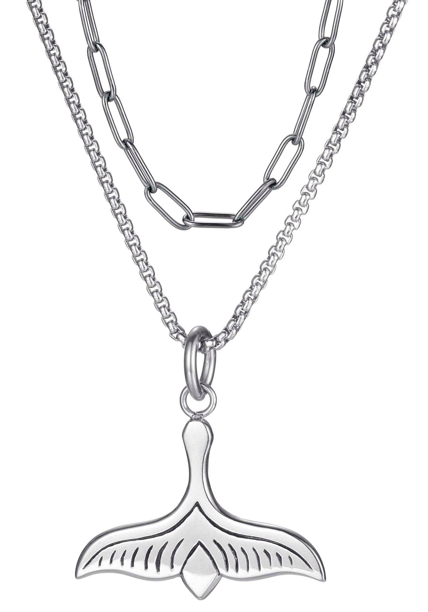 Firetti Kette mit Anhänger »Schmuck Geschenk, Flosse«, (Set, 3 tlg.) von Firetti