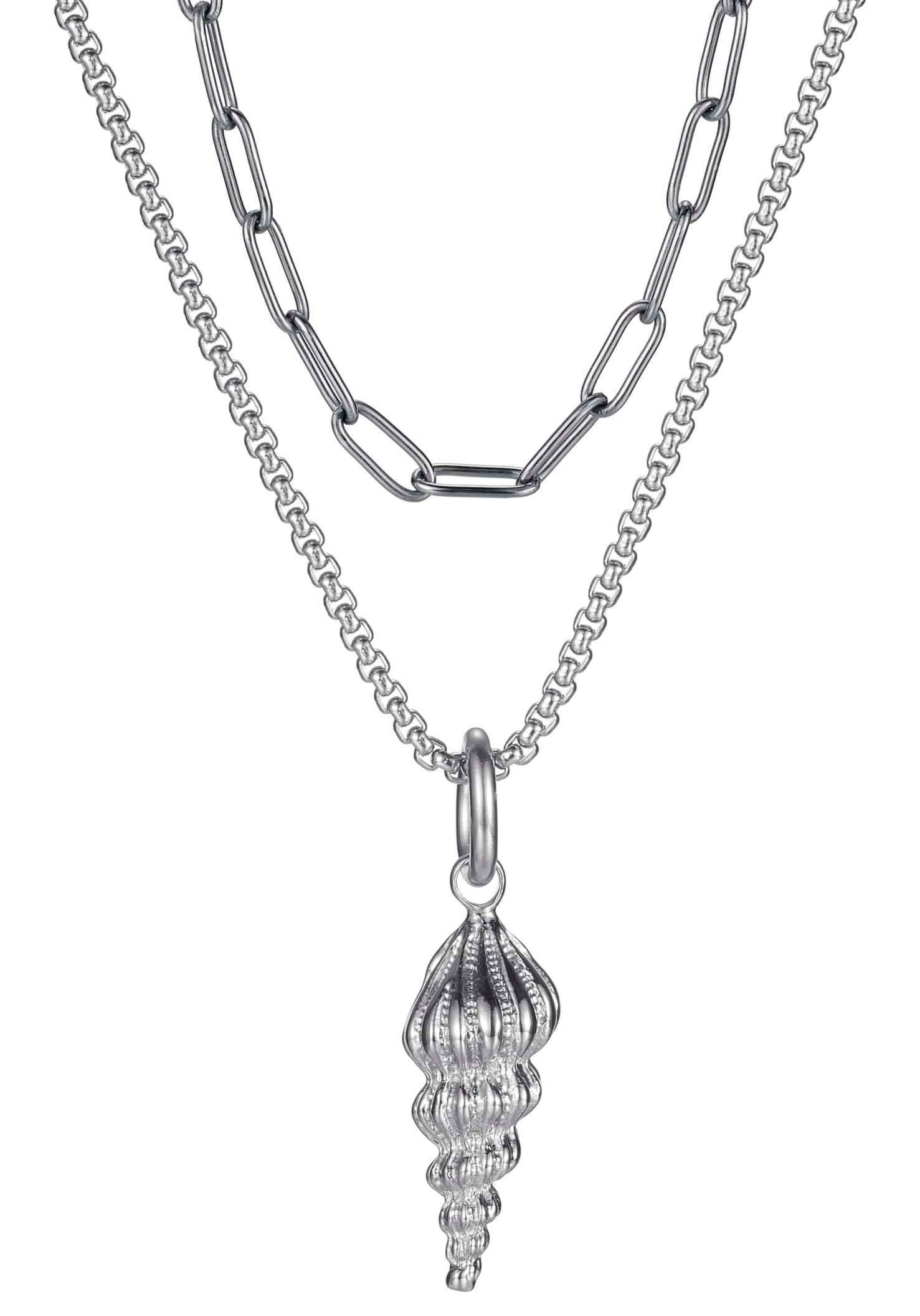 Firetti Kette mit Anhänger »Schmuck Geschenk Muschel«, (Set, 1 tlg.) von Firetti