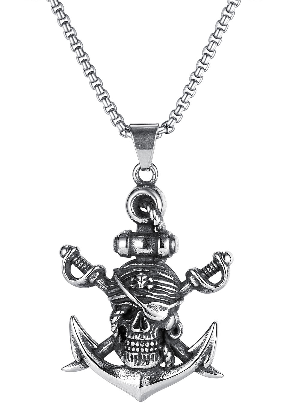 Firetti Kette mit Anhänger »Schmuck Geschenk, Pirate Skull« von Firetti