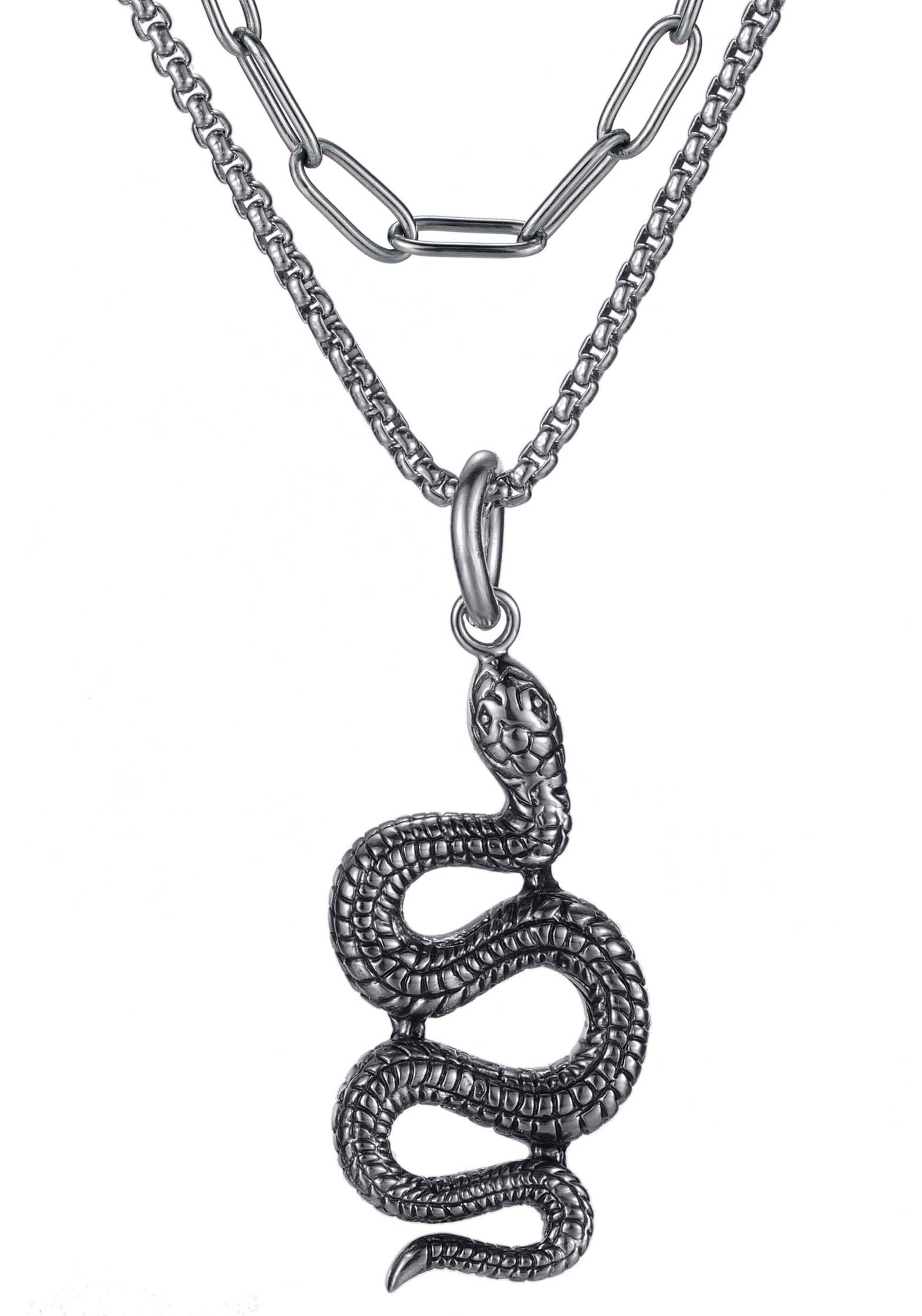 Firetti Kette mit Anhänger »Schmuck Geschenk, Snake«, (Set, 1 tlg.) von Firetti