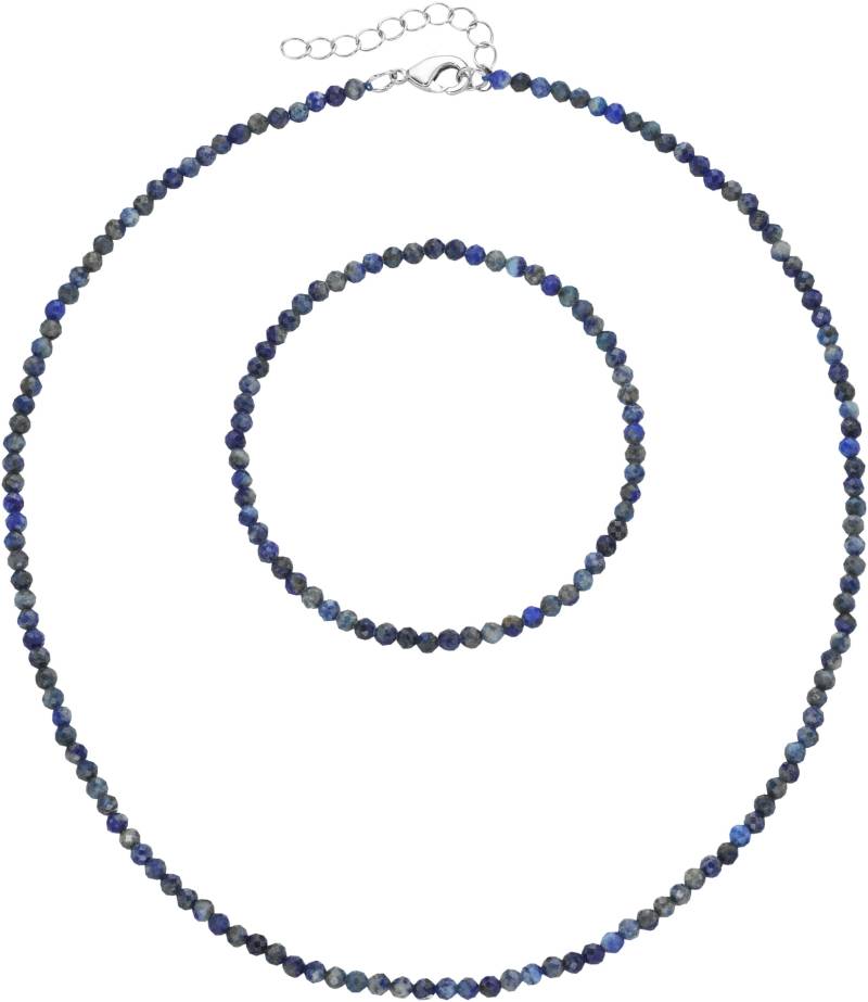 Firetti Ketten und Armband Set »Multipack Schmuck Geschenk Armkette Halskette«, (Set, 2 tlg.), facettierte Edelsteine von Firetti