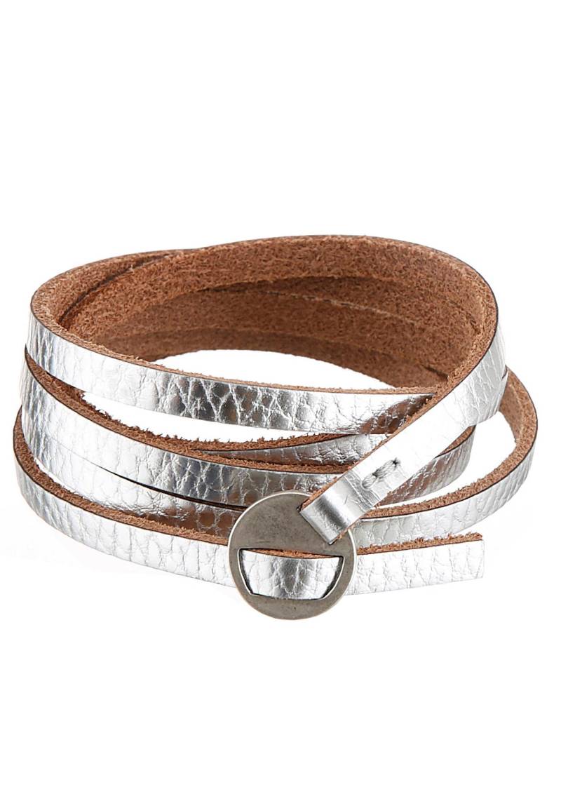 Firetti Lederarmband »Schmuck Geschenk Wickelarmband« von Firetti