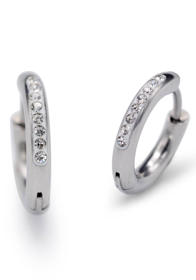 Firetti Paar Creolen »Schmuck Geschenk Glamour«, mit Zirkonia (synth.) von Firetti