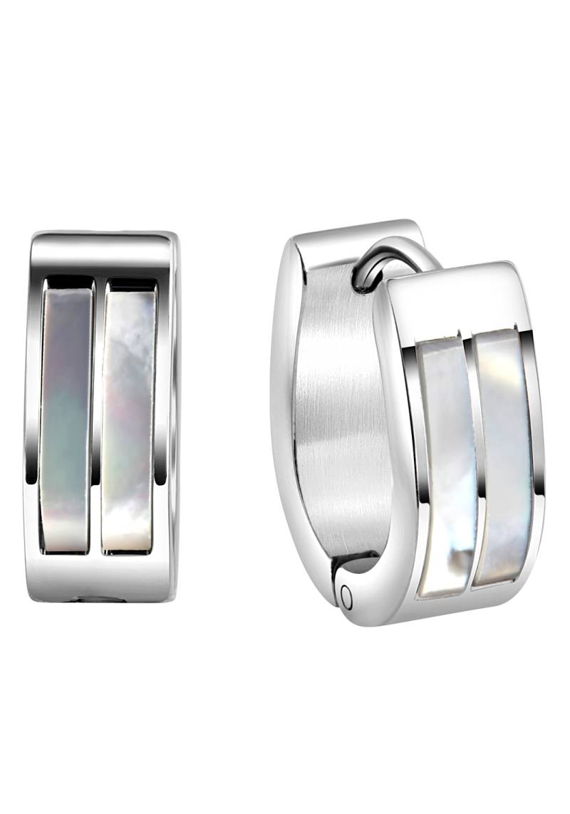 Firetti Paar Creolen »Schmuck Geschenk Oval«, mit Perlmutt von Firetti