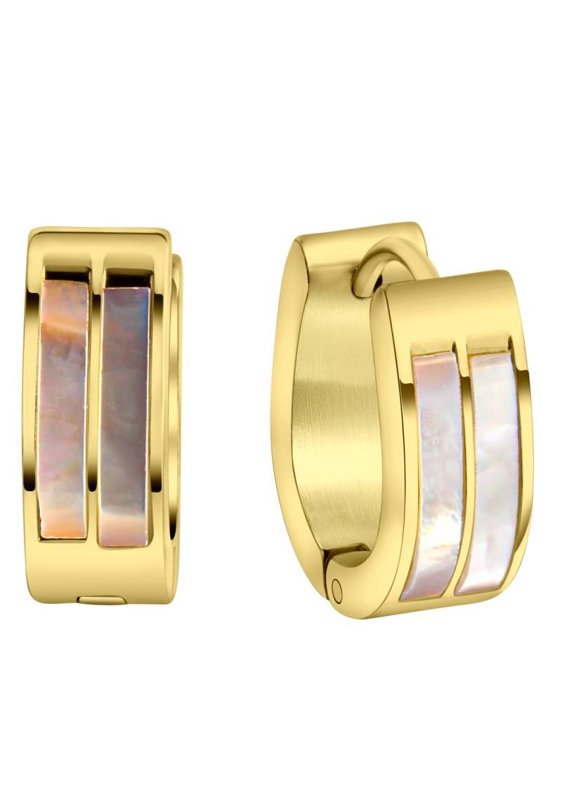 Firetti Paar Creolen »Schmuck Geschenk Oval«, mit Perlmutt von Firetti