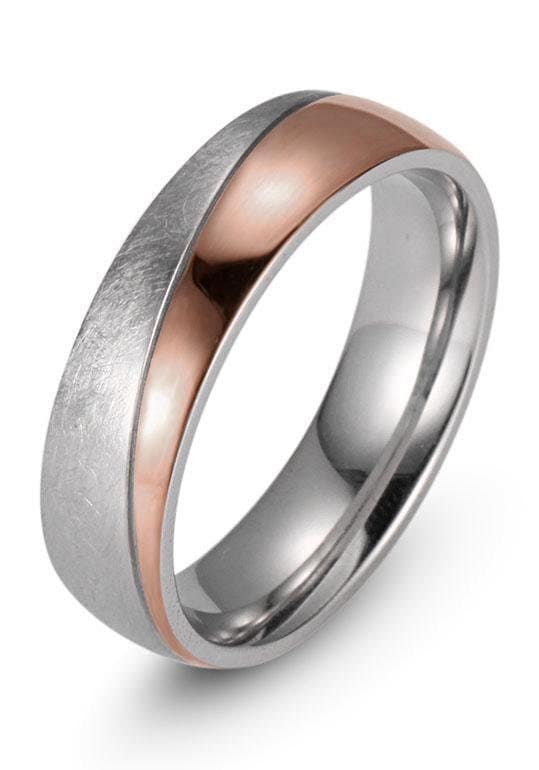 Firetti Trauring »Schmuck Geschenk "LIEBE" mit Vertiefung, ca. 7,0mm breit« von Firetti