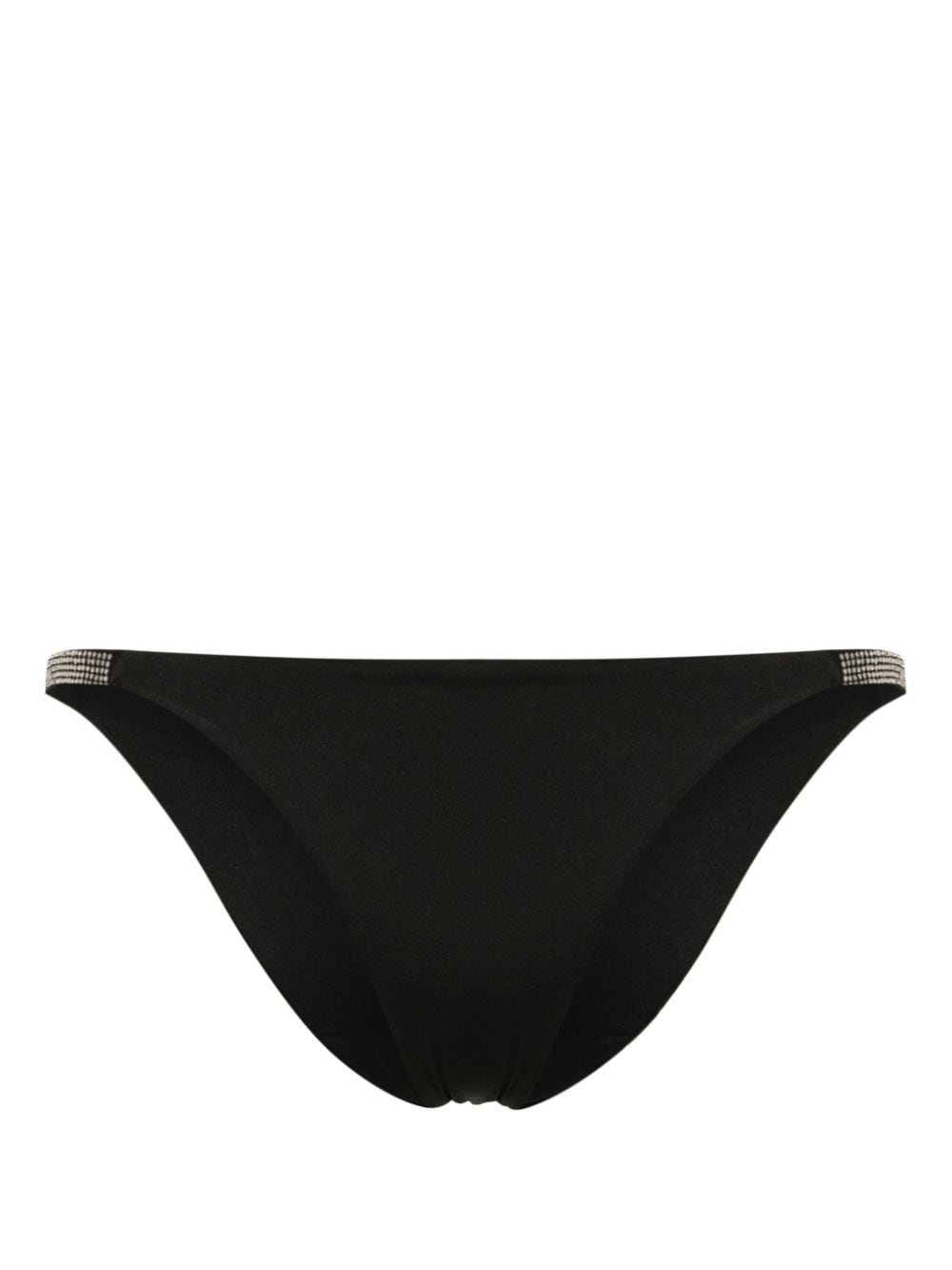 Fisico crystal-embellished bikini bottom - Black