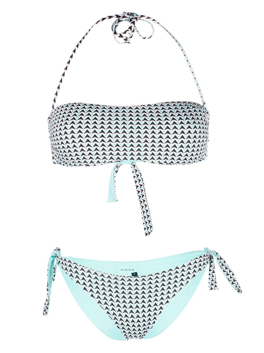 Fisico geometric-pattern bikini set - Blue von Fisico