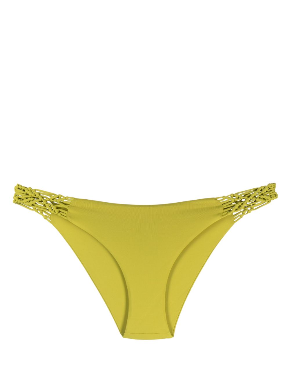Fisico hand-woven detail bikini bottoms - Green von Fisico