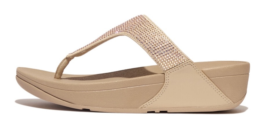 Fitflop Dianette »LULU CRYSTAL EMBELLISHED TOE-POST SANDALS - HOTFIX« von FitFlop